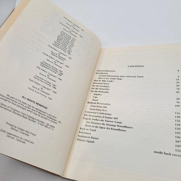 Cinders & Smoke Guide to Durango - Silverton Narrow Gauge Trip By Osterwald - Picture 7 of 10